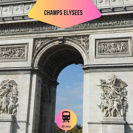 דירה Oasis Urbain, Havre De Paix Aux Portes De Paris Rer A A Proximite, Acces Centre En 20 Min Equipe *